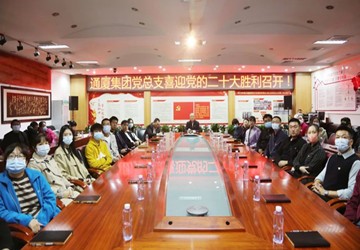 北京市异地商会第一联合党委、党委认真组织收看党的二十大开幕盛况